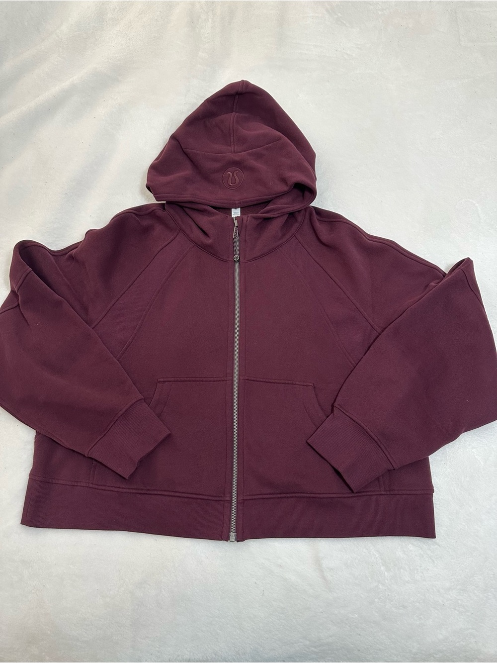 lululemon athletica Women's Maroon cropped Hoodie